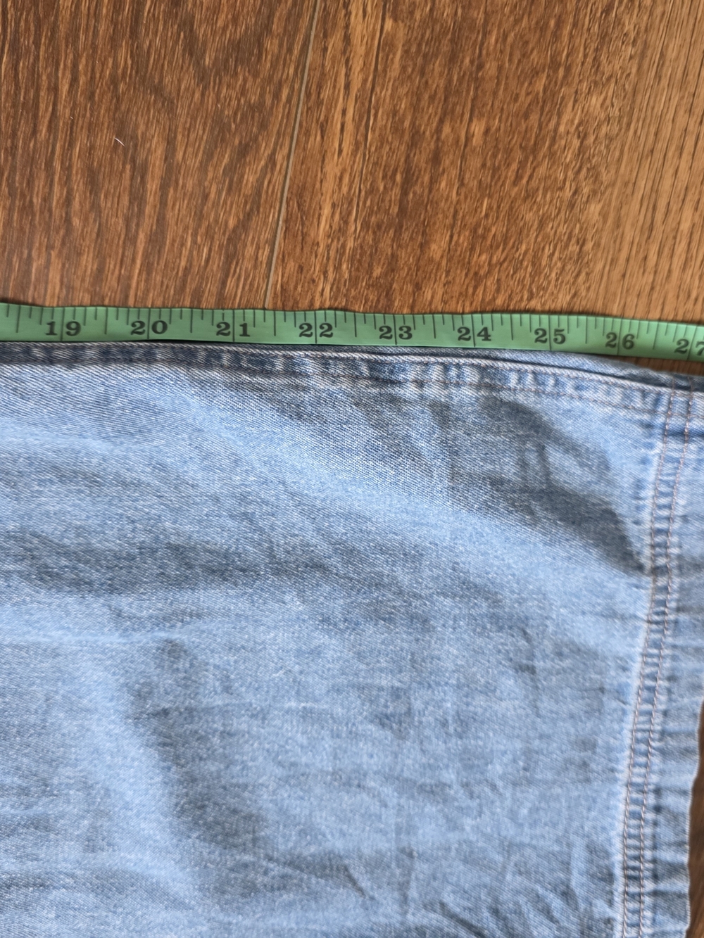 New York & Company Light Blue Denim Dress Mini Cottage, Indie, Summer 90s Y2k - Picture 6 of 6